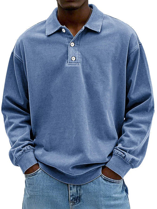 William™ - Vintage Long-Sleeve Polo
