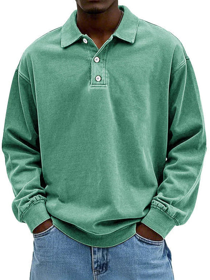 William™ - Vintage Long-Sleeve Polo