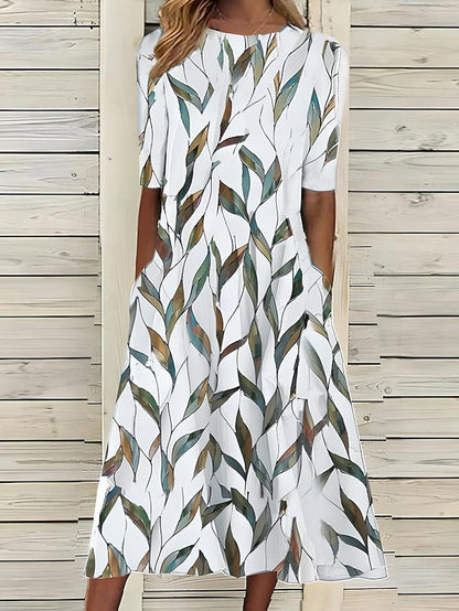 Sela™ – Coastal Floral Midi Dress